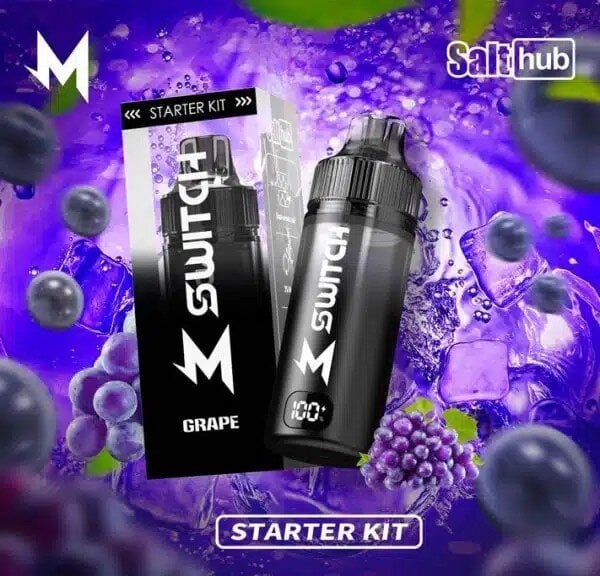 Marbo M Switch Starter Kit 15000 Puffs (เครื่อง+หัวองุ่น)