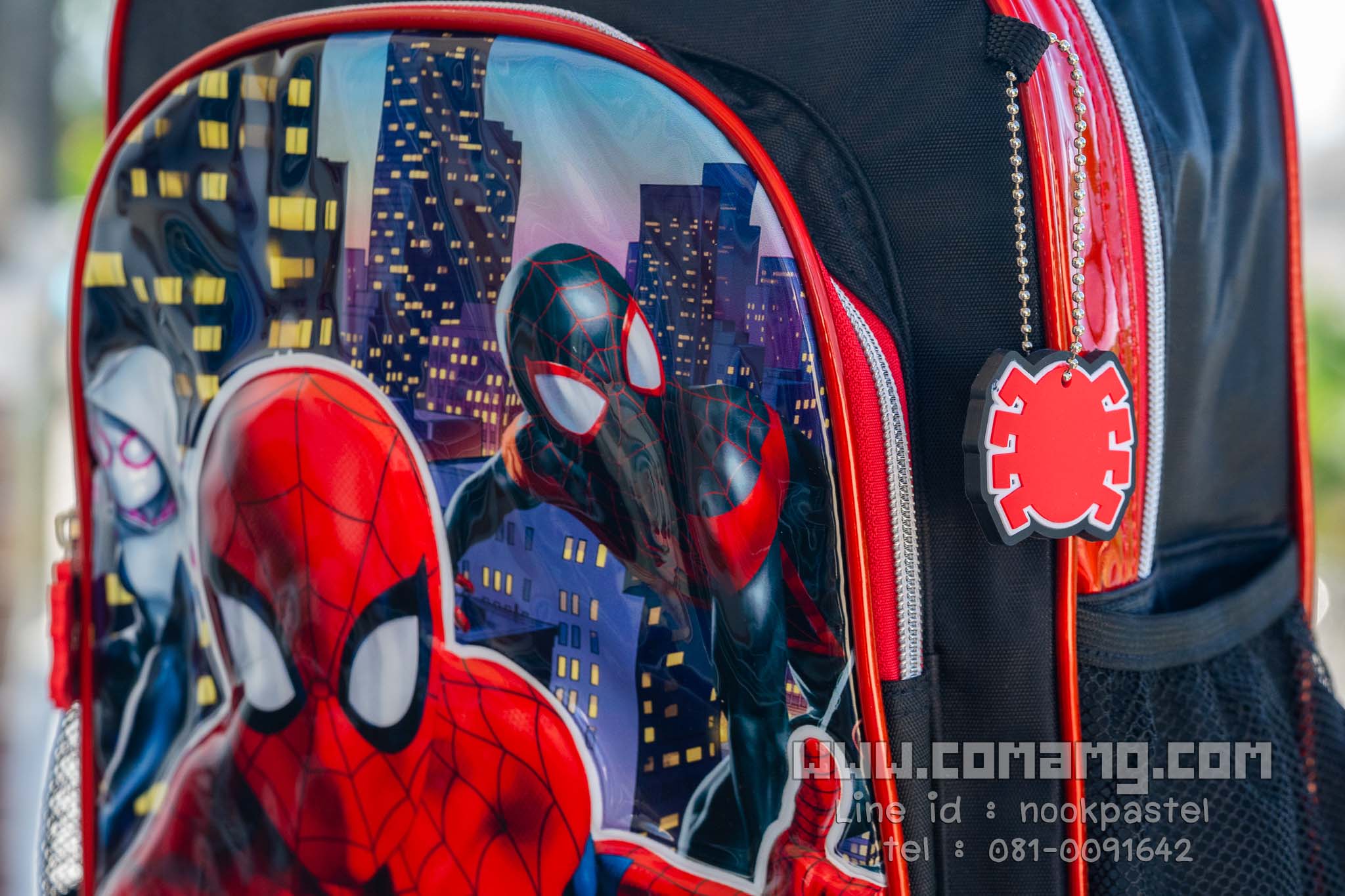 กระเป๋าสะพายหลังสไปรเดอร์แมน 12/13/14 นิ้ว (Spider-man) ลิขสิทธิ์แท้