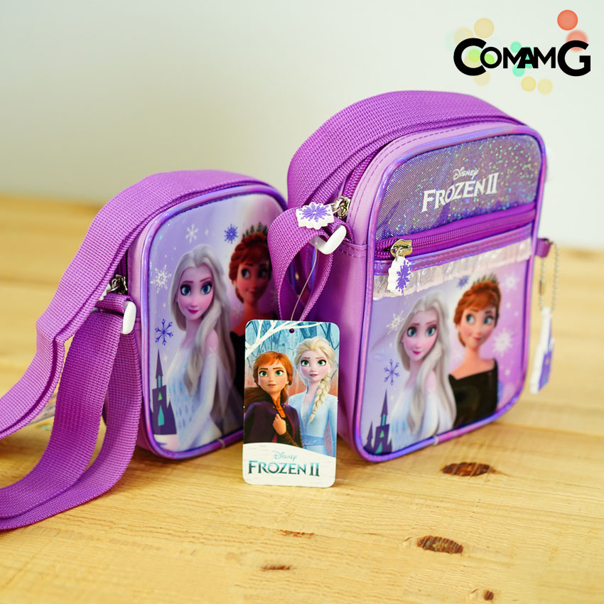 กระเป๋าสะพายข้างเอลซ่า อันนา โฟรเซ่น กระเป๋าคล้องคอเด็ก (Frozen2) ลิขสิทธิ์แท้
