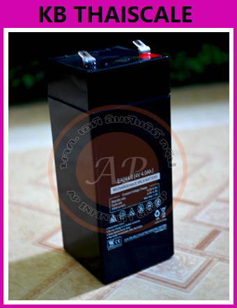 แบตเตอรี่ 4V 4AH แบตเตอรี่เครื่องช่ง อะไหล่เครื่องชั่ง แบตเตอรี่แบบแห้ง 4v 4AH