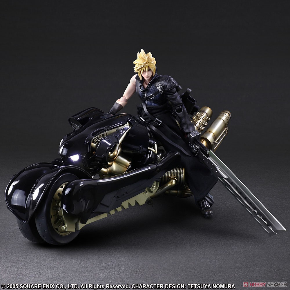 <Preorderถึง 15/7/2021>เปิดรับPreorder มัดจำ 2500 าท Final Fantasy VII Advent Children Play Arts Kai Cloud Strife & Fenrir (PVC Figure)