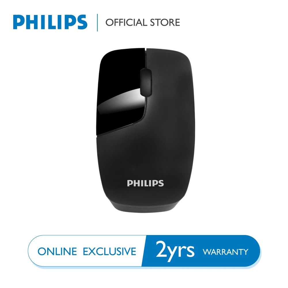 เมาส์ไร้สาย Philips M402 ปุ่มกดไร้เสียง 2.4GHz Philips SPK7402 Wireless Mouse