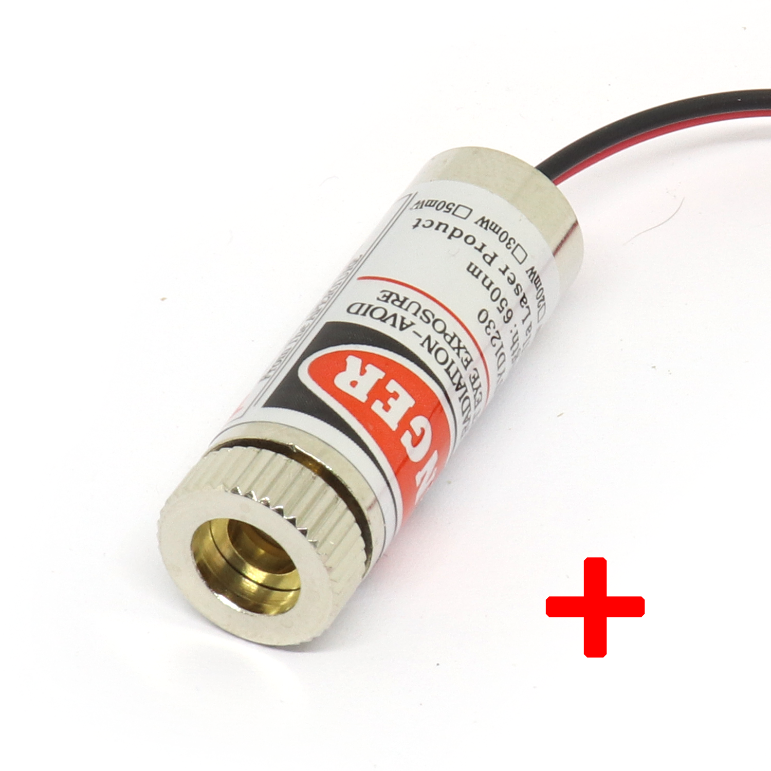 หลอด LED Laser 5mW tube 650n เลเซอร์สีแดง +