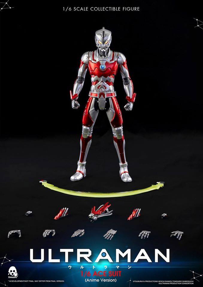เปิดรับPreorder มัดจำ 1000 บาท threeZero X ULTRAMAN : ACE SUIT (Anime Version) โมสำเร็จ *มีไฟledที่ตา**