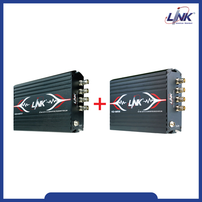 VCD-042SET 4 Chanel BNC to F.O. CONVERTER SET 20 km. (ประกอบด้วย VCD - 041FST + VCD - 041FSR)