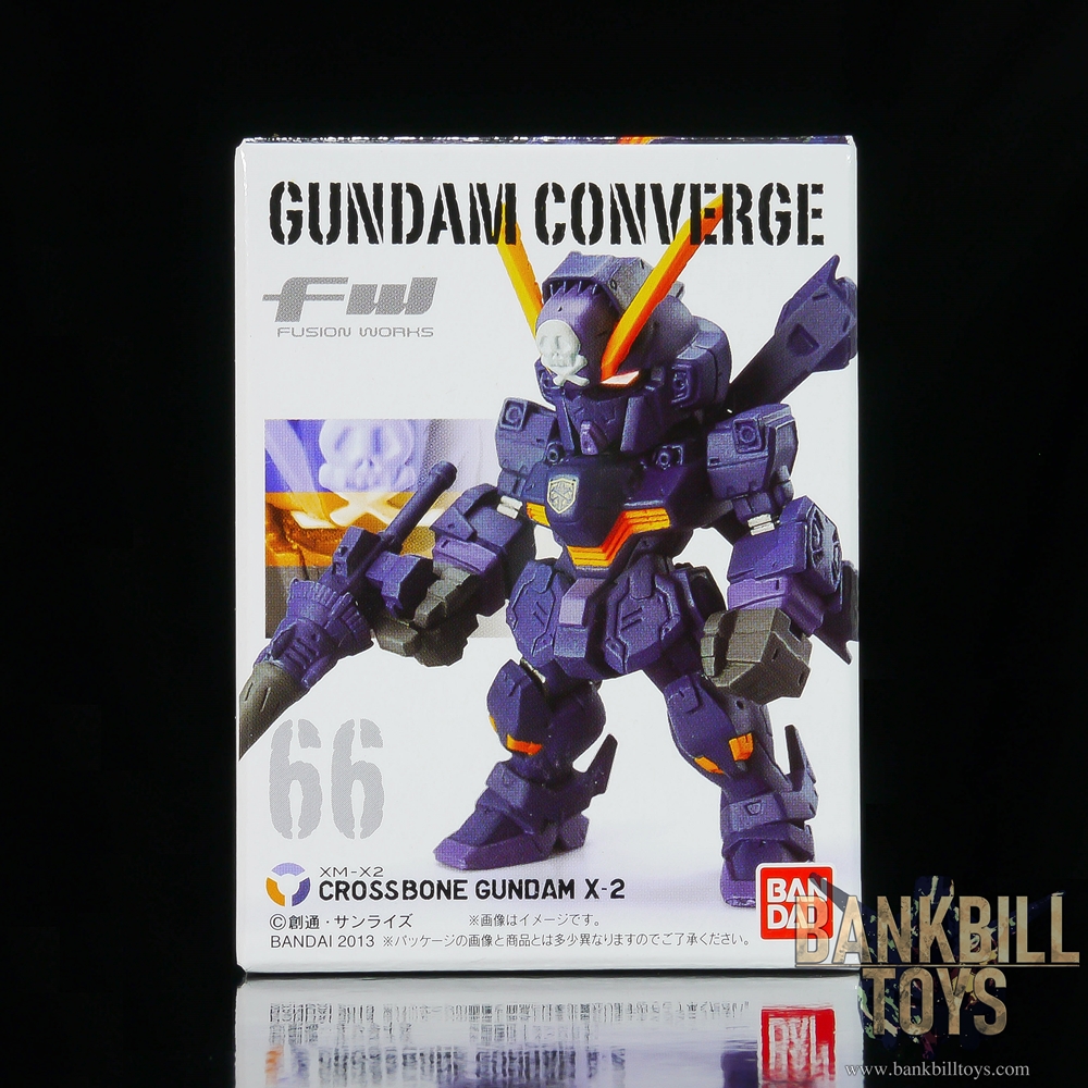 กันดั้ม Bandai Candy Toy FW Gundam Converge 11 No.66 XM-X2 Crossbone Gundam X-2