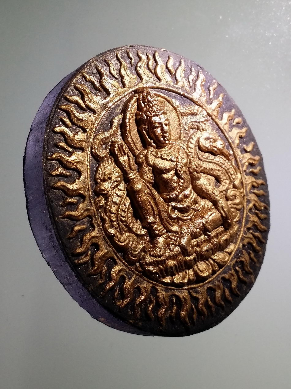 รหัสสินค้า จตุคามรามเทพ 830 เหนือดวงค้ำฟ้า จตุคามรามเทพ รุ่นเจ้าสัวสยาม ปี 50 เนื้อดำปัดนาค กดโค๊ต กล่องเดิม