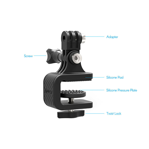 Telesin GoPro Surfskate Skateboard Stand Mount Holder Clip สำหรับ GoPro, Action Camera ล็อคแน่น ติดตั้งง่าย ได้มุมมองใหม