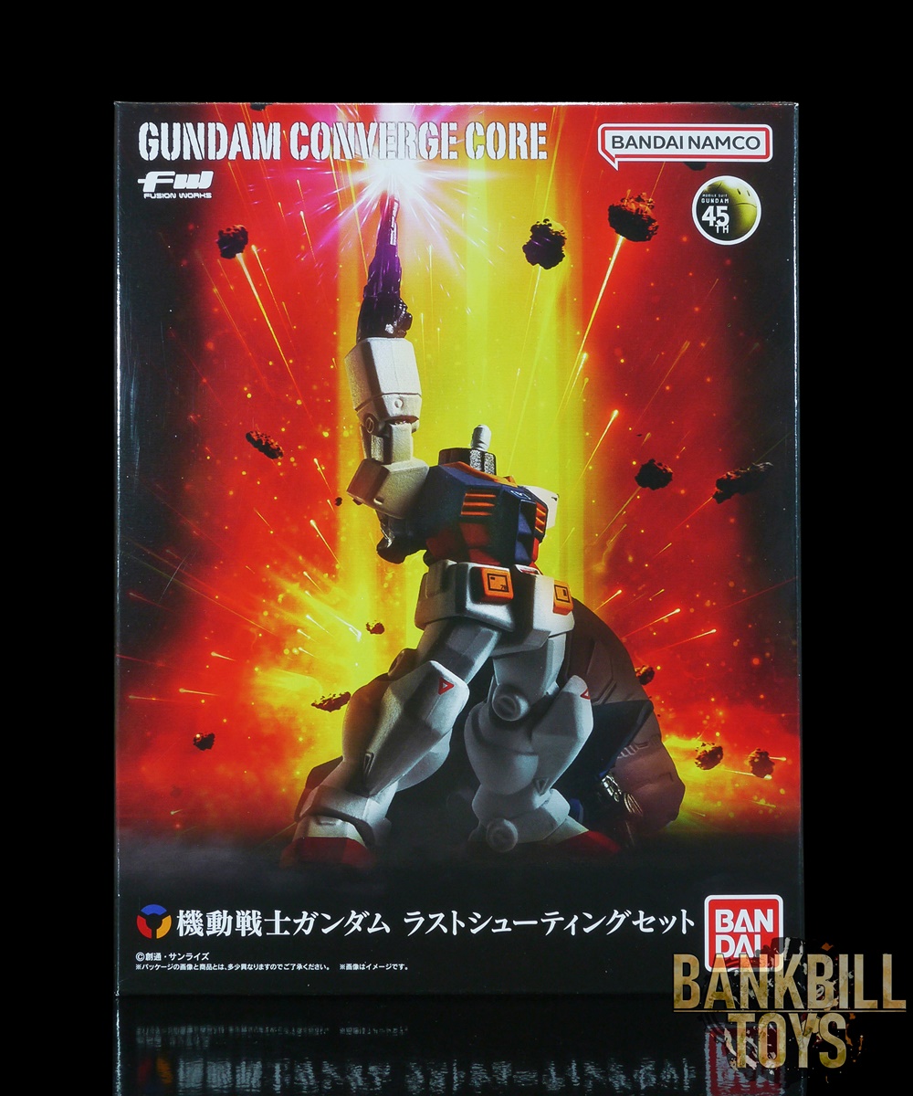 กันดั้ม Bandai Premium Bandai Candy Toy Online Shop Limited FW Gundam Converge Core Mobile Suit Gundam Last Shooting Set