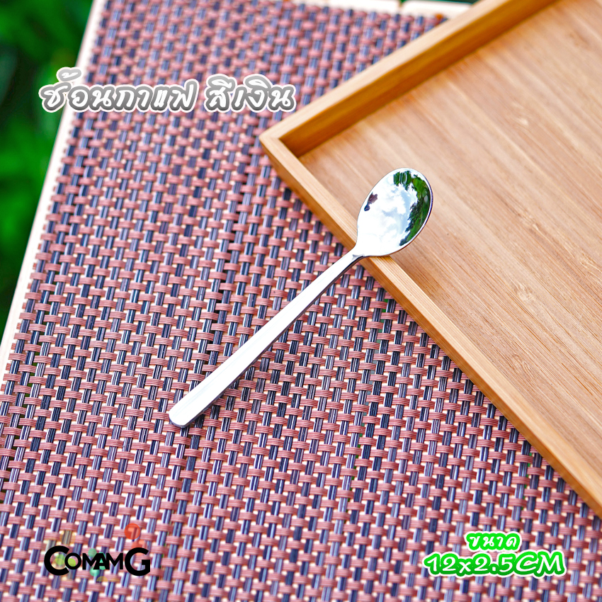 ช้อนเกาหลี ช้อนสแตนเลส จิ้มผลไม้ มีดปาดเนย ช้อนชงกาแฟ มีหลายสี พร้อมส่ง