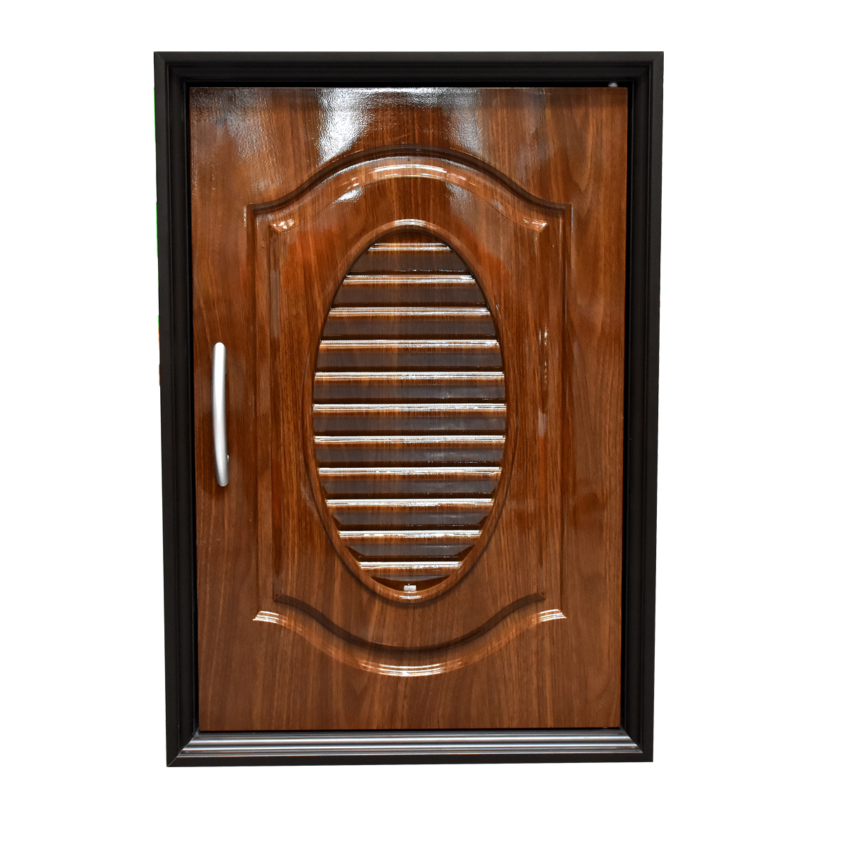POLYWOOD ชุดบานซิงค์เดี่ยวรุ่น GOLD I ลายไม้ขนาด 45.5x65.5 ซม.(รวมวงกบ)