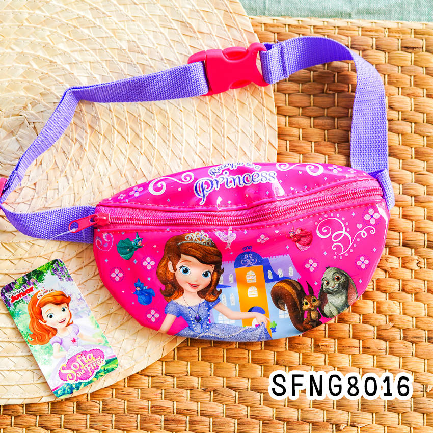 กระเป๋าคาดอกเด็ก กระเป๋าคาดเอวเด็ก กระเป๋าเด็ก รุ่นหนังแก้ว ลิขสิทธิ์แท้ คาดอก คาดเอว มีหลายลาย