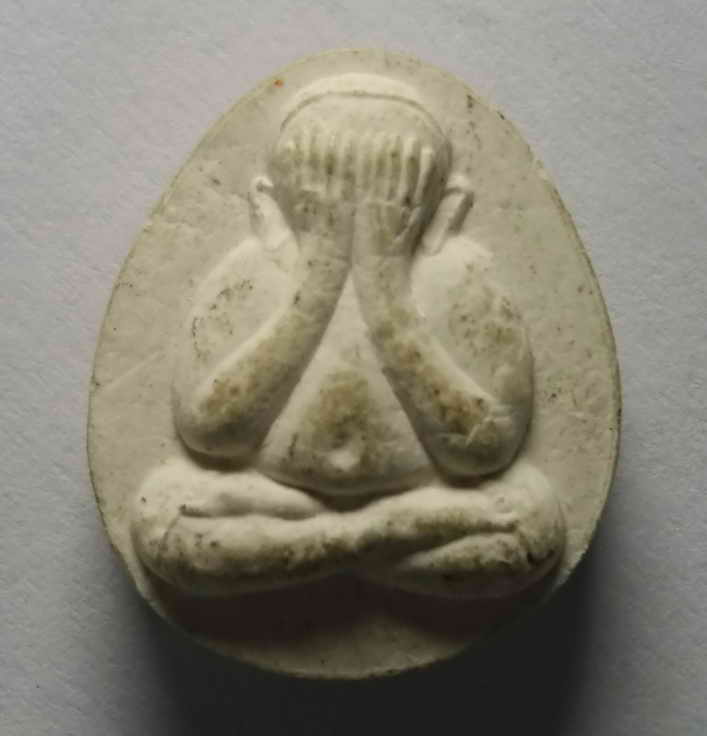 รหัสสินค้า พระปิดตา ทั่วไป 089 พระปิดตาเนื้อผง วัดบางหัวเสือ อ.พระประแดง จ.สมุทรปราการ