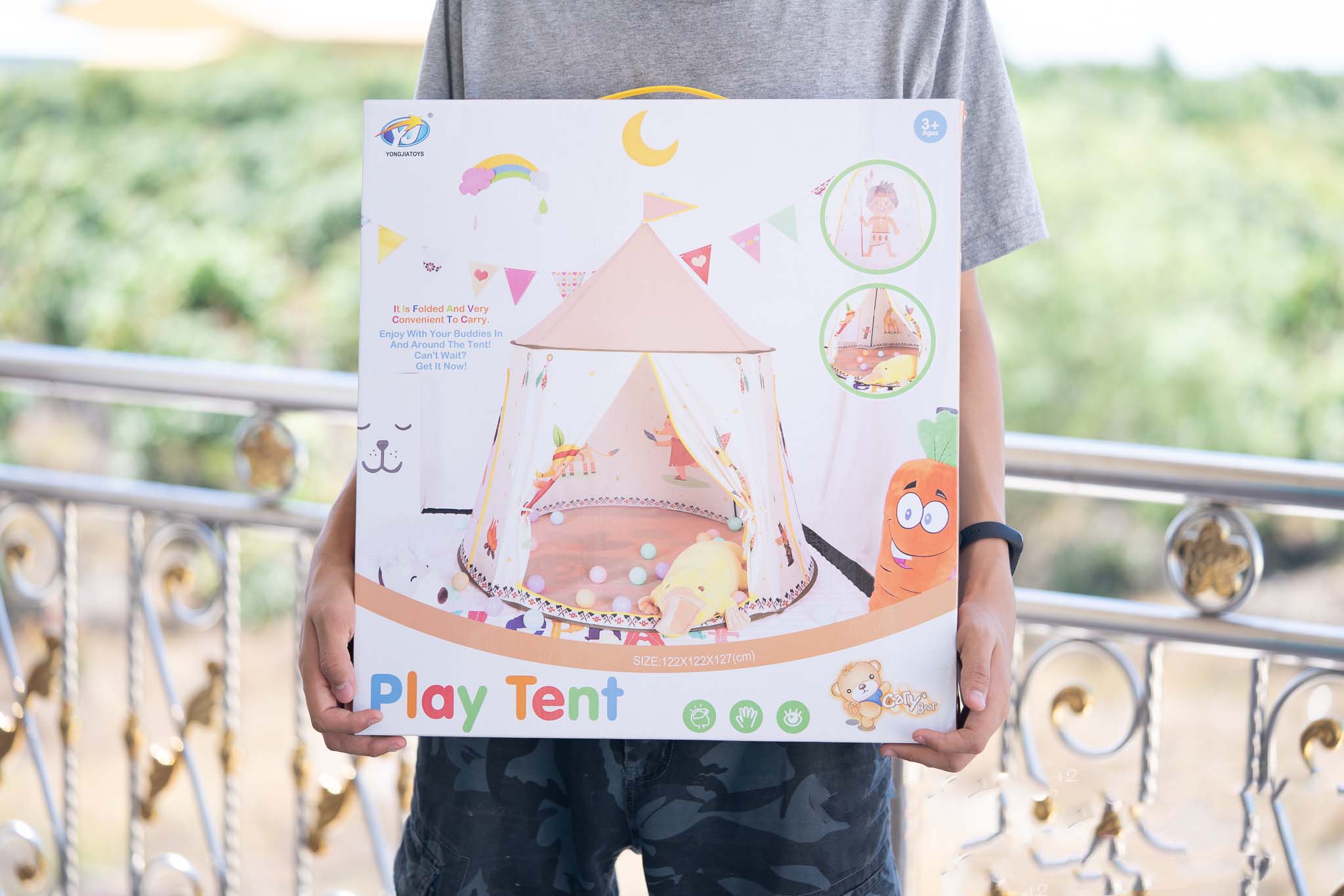 เต้นท์เด็ก เต้นท์กระโจมเด็ก บ้านเด็ก เต๊นท์ของเล่น เต้นท์อาปาเช่ บ้านขนมหวาน บ้านกุหลาบ ของแท้มี มอก