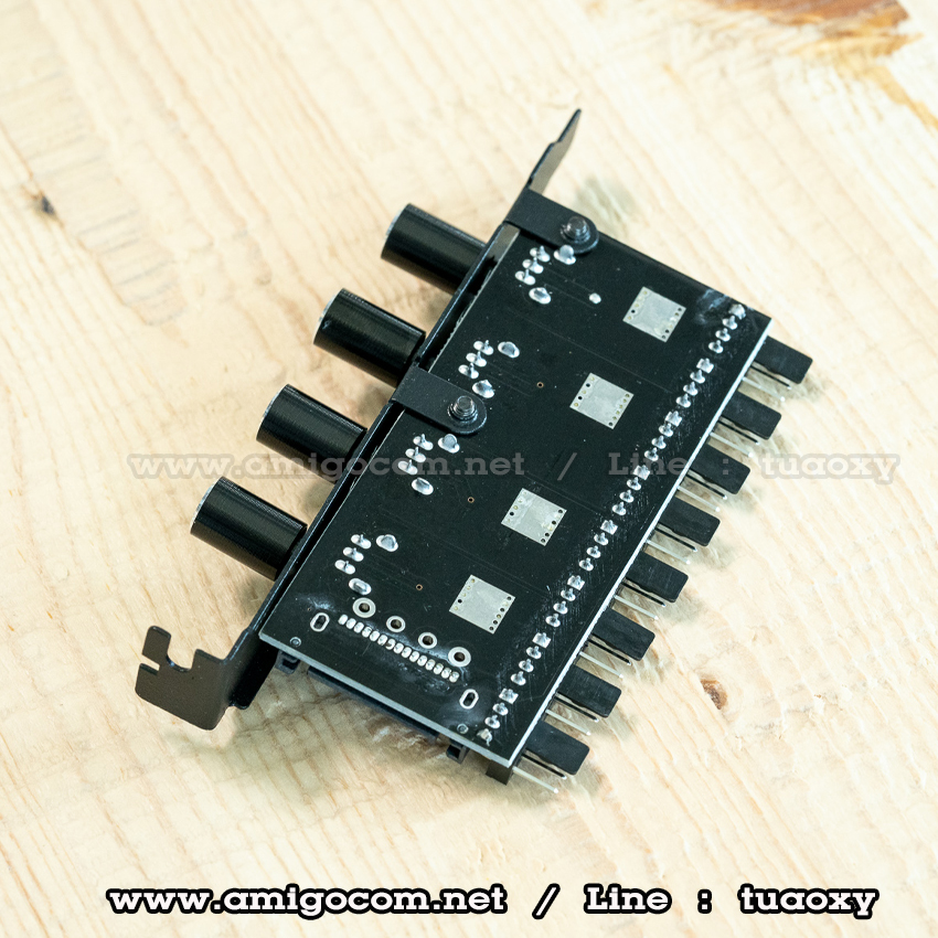 ปรับรอบพัดลม 4chanel 8ช่องพัดลม Sata