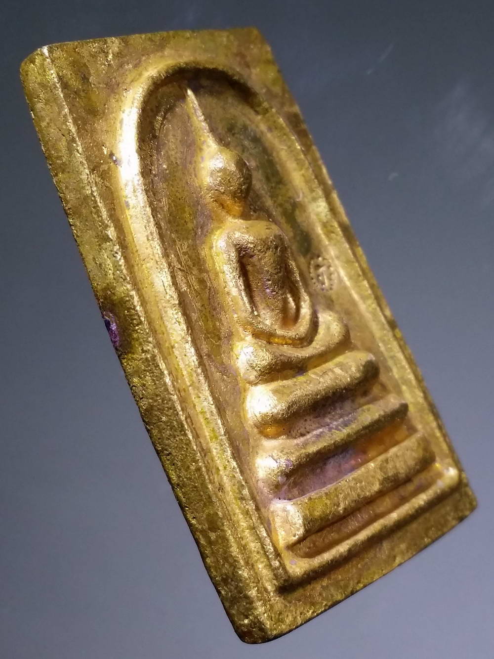 รหัสสินค้า พระกริ่ง พระหล่อ 169 เหรียญหล่อพระสมเด็จเนื้อทองระฆัง หลวงพ่อเฮ็น วัดดอนทอง อำเภอดอนพุด จังหวัดสระบุรี ตอกโค๊ต ฮ. หายาก สร้างน้อย