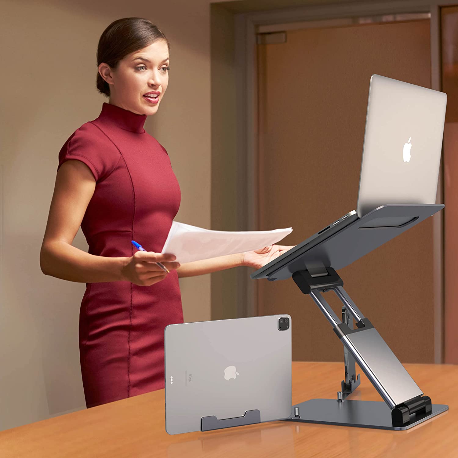 Dope DP-92424 Laptop Stand ที่วางโน๊ตบุ๊ค ปรับระดับได้