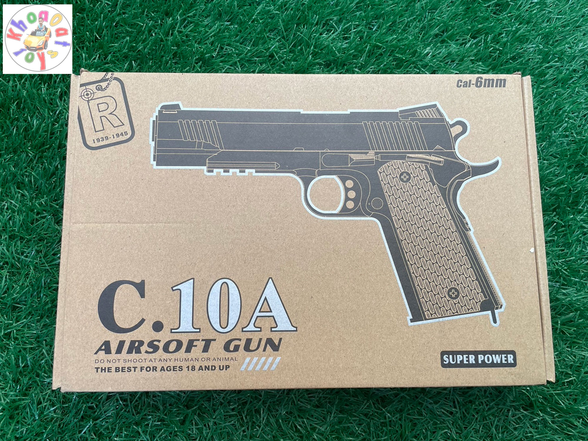 ปืนอัดลม ปืนอัดลมเหล็ก ปืนของเล่น ชักยิงทีละนัด รุ่น C10A