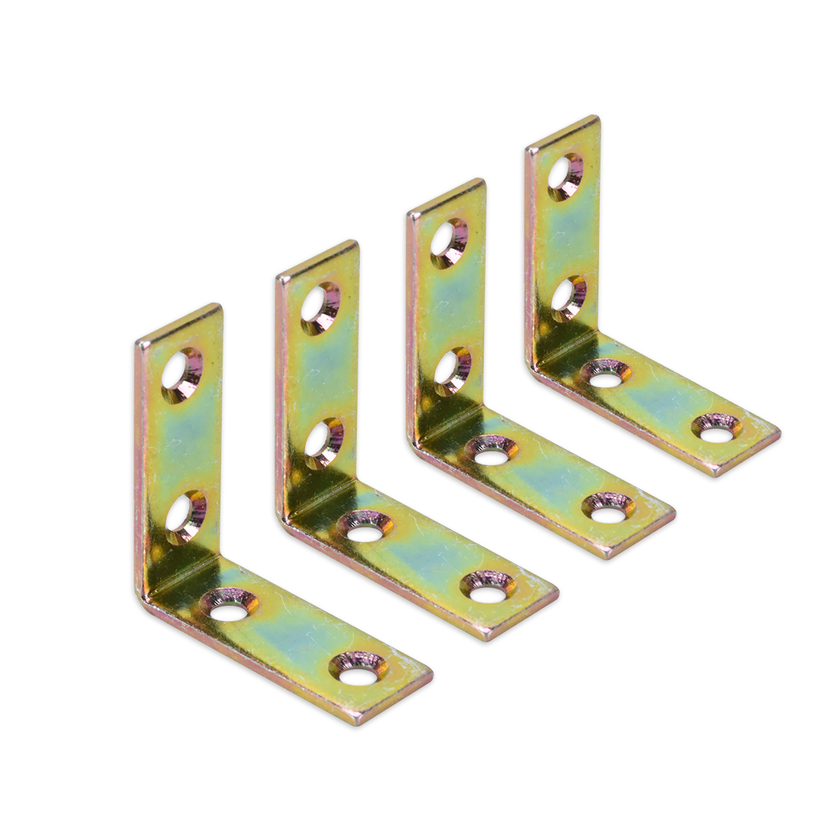 PANSIAM เหล็กฉาก 15x40x2.0 mm. สีรุ้ง SA-1540Y