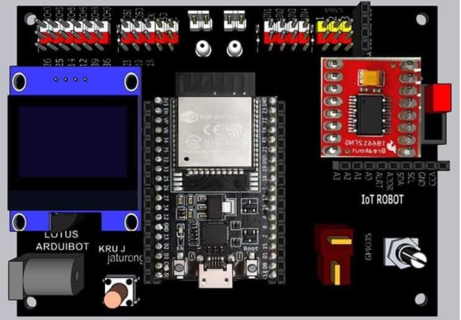 บอร์ดหุ่นยนต์และสมองกลฝังตัวLotus Devkit v.1.0