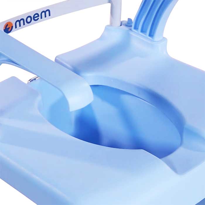 รถเข็นนั่งขับถ่าย และอาบน้ำโมเอม MOEM มาพร้อมถังรองถ่าย สามารถใช้งานได้ทั้งภายในบ้าน และนอกสถานที่ รับน้ำหนักได้สูงสุด 150 kg. ผลิตภัณฑ์จากประเทศสเปน