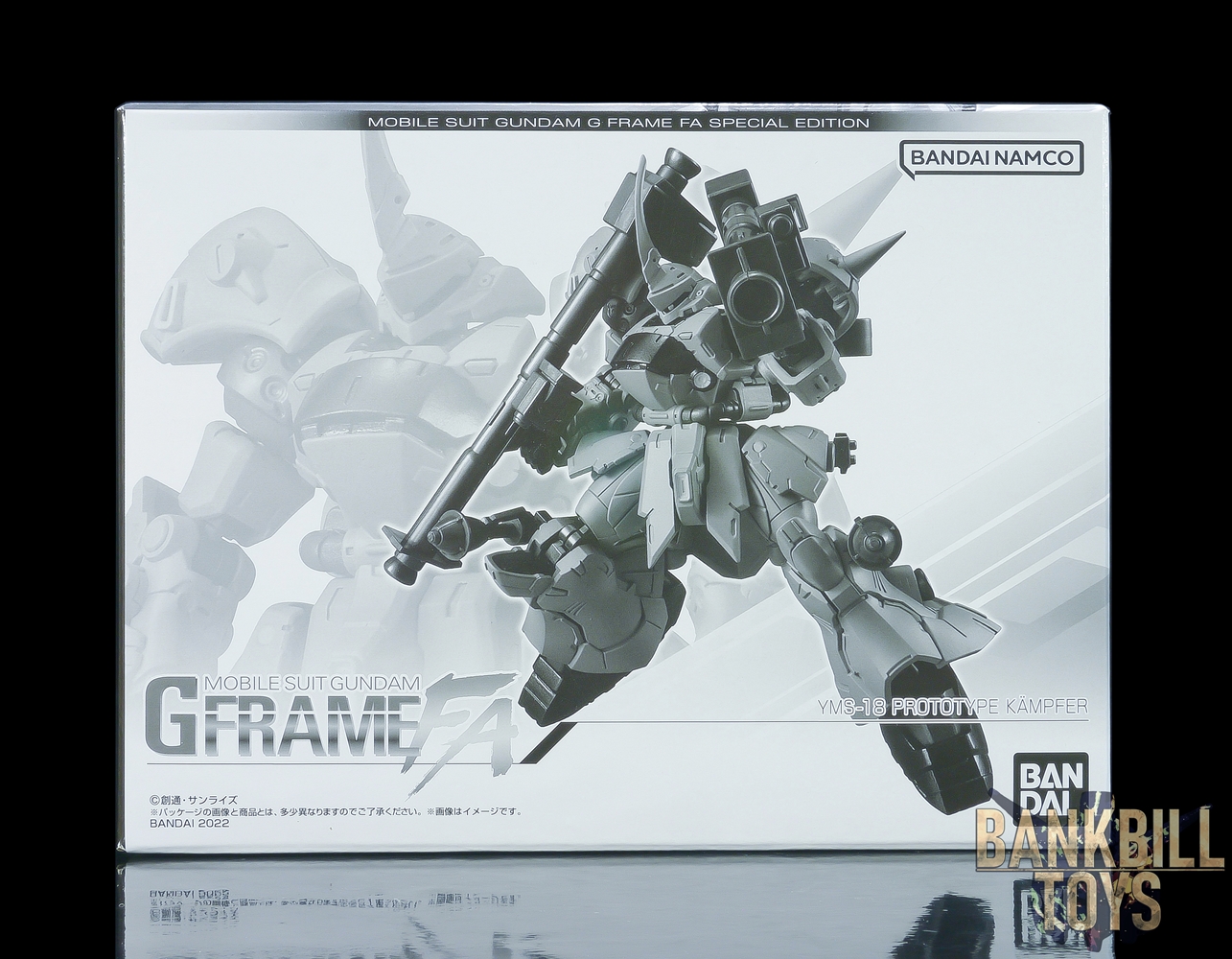กันดั้ม Bandai Premium Bandai Candy Toy Online Shop Limited Mobile Suit Gundam G Frame FA Special Edition YMS-18 Prototype Kampfer