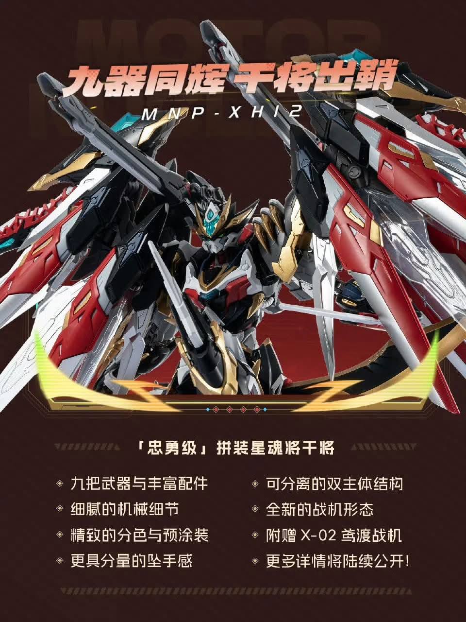 <Preorderถึง 18/8/2025>เปิดรับPreorder มัดจำ 100 บาท โมจีน Motor Nuclear MNP-XH12 Ganjiang