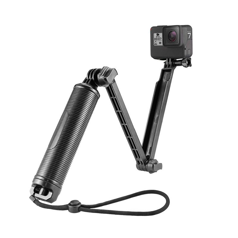 Telesin 3 Way Monopod Grip Selfie Stick for GoPro / Insta360 / DJI / SJCAM / Xiaomi / Action camera