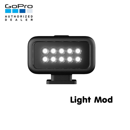 GoPro Light Mod ไฟสตู ไฟเสริมปรับความสว่างได้ 3 ระดับ สามารถกันน้ำได้ 10 เมตร ติดกับ Hot Shoe, Cold Shoe ประกันศูนย์