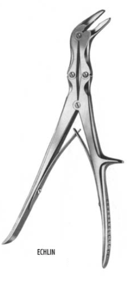 Bone Rongeurs ECHLIN 4 mm. 9" (โค้งข้าง 23 cm.)