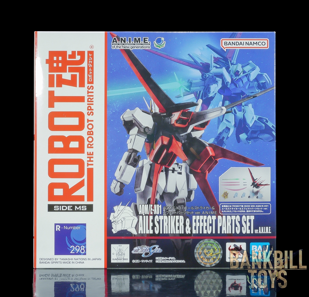 กันดั้ม Bandai Spirits The Robot Spirits <SIDE MS> R-298 AQM/E-X01 Alie Striker & Effect Parts Set Ver. A.N.I.M.E.