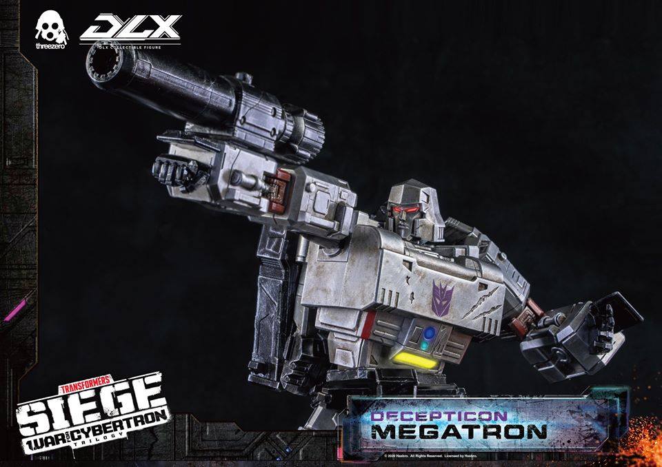 เปิดรับPreorder มัดจำ 1300 บาท Threezero x Hasbro : DLX Megatron LED Illuminated Eyes and Body *