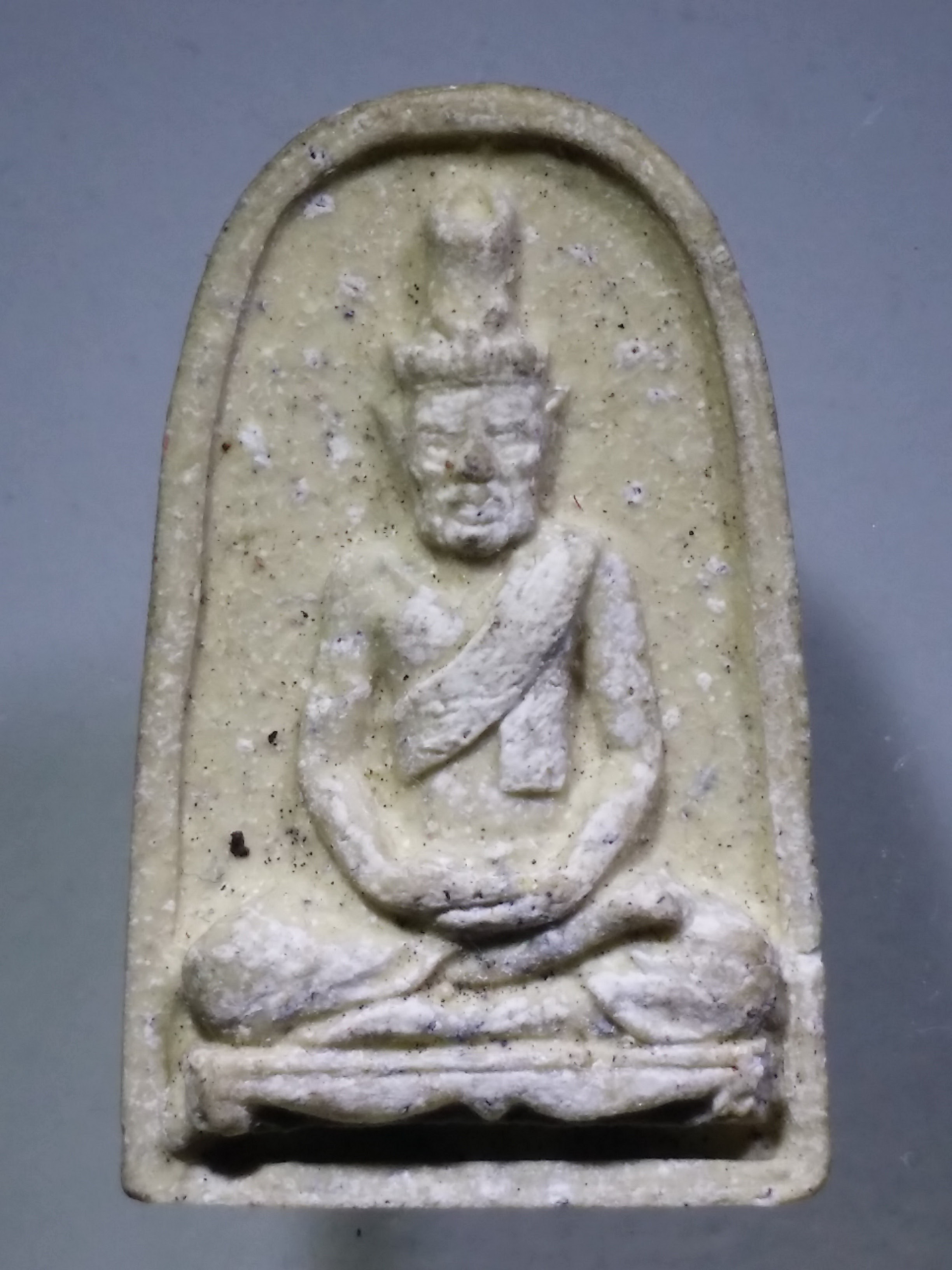 รหัสสินค้า พระไม่ทราบที่ 303 พระฤาษีเนื้อผง หลังยันต์ ไม่ทราบที่ พระรายการนี้ให้เช่าบูชาแล้ว