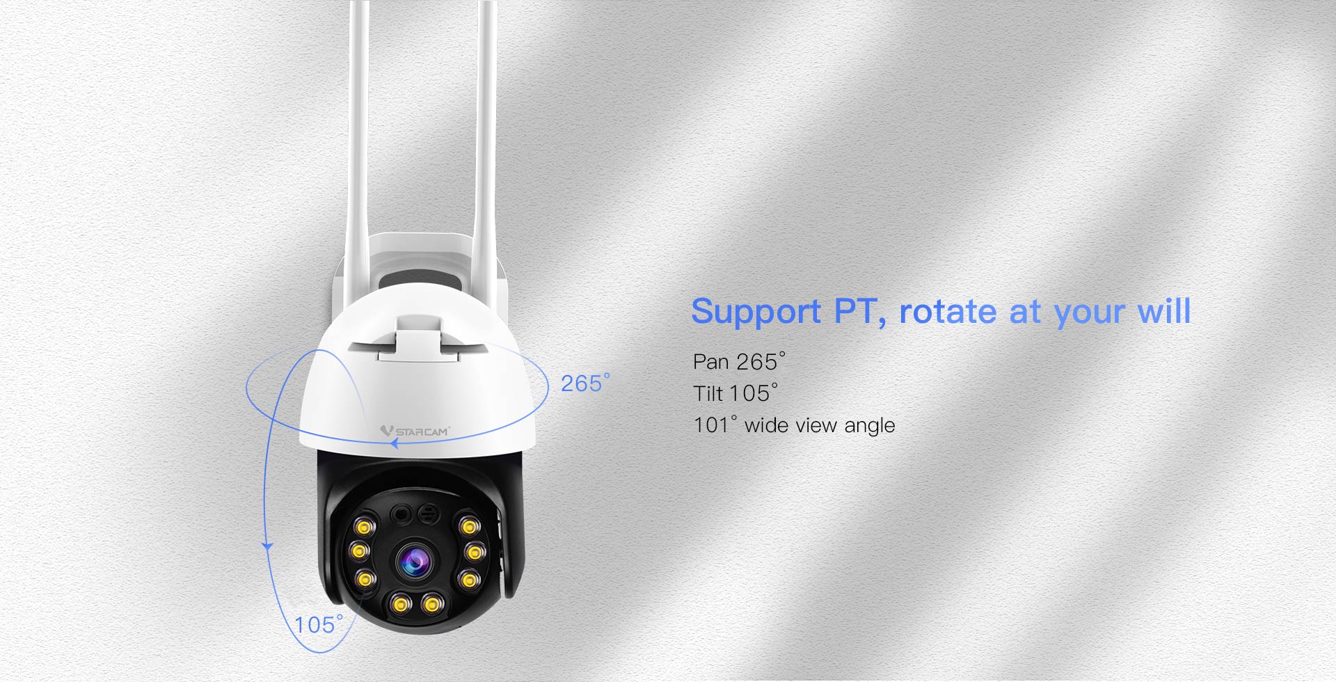 กล้องวงจรปิด Vstarcam รุ่น CS64 (Outdoor) (full color nigh vision)