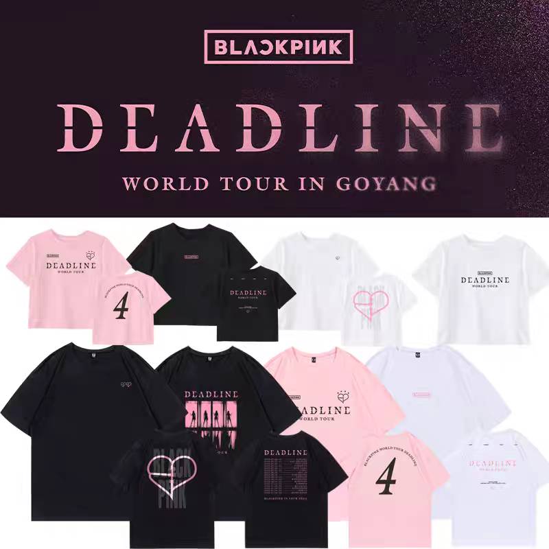 เสื้อยืด BLACKPINK : 2025 WORLD TOUR [DEADLINE]