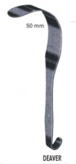 Retractor Deaver 50 mm. x 30 cm.