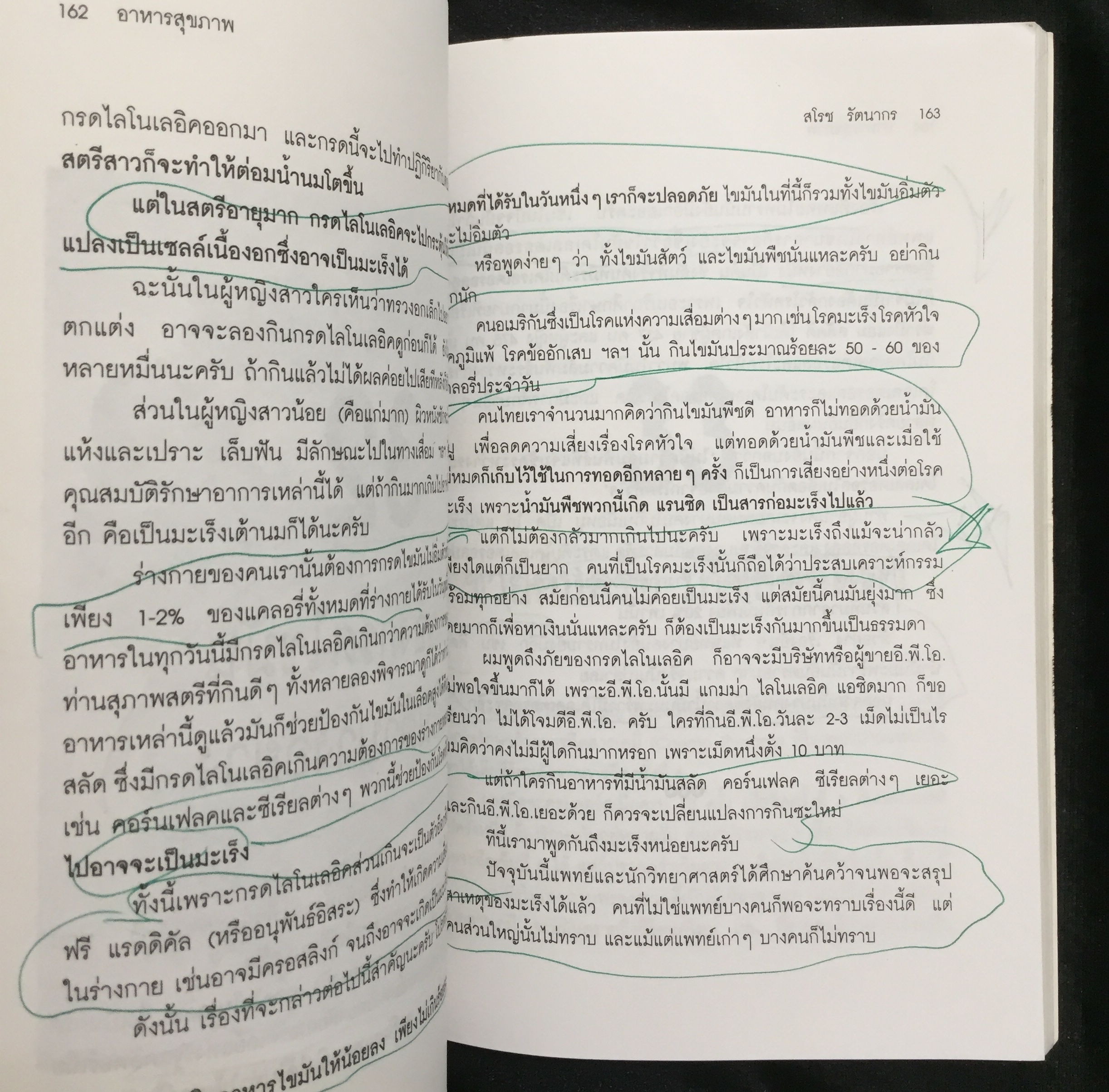 อาหารสุขภาพ - นพ.สโรช รัตนากร *ตำหนิ