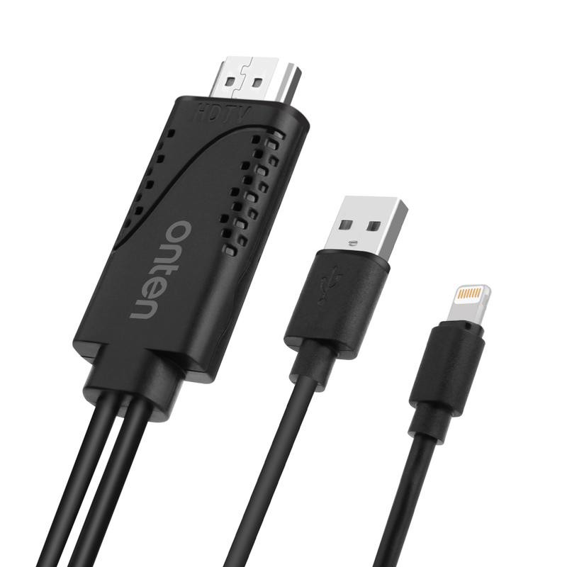 ตัวแปลงสัญญาณ OTN-7522A (Lighning to HDMI Cable)