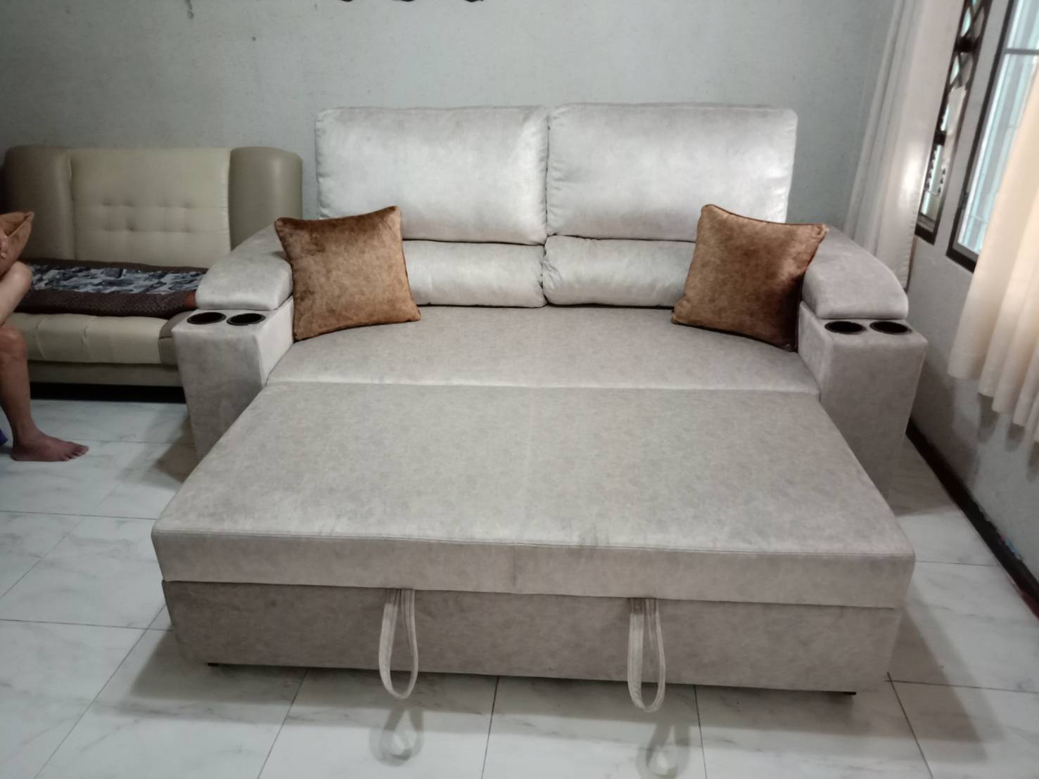 โซฟาเบด Supreme Gold 2.20 m