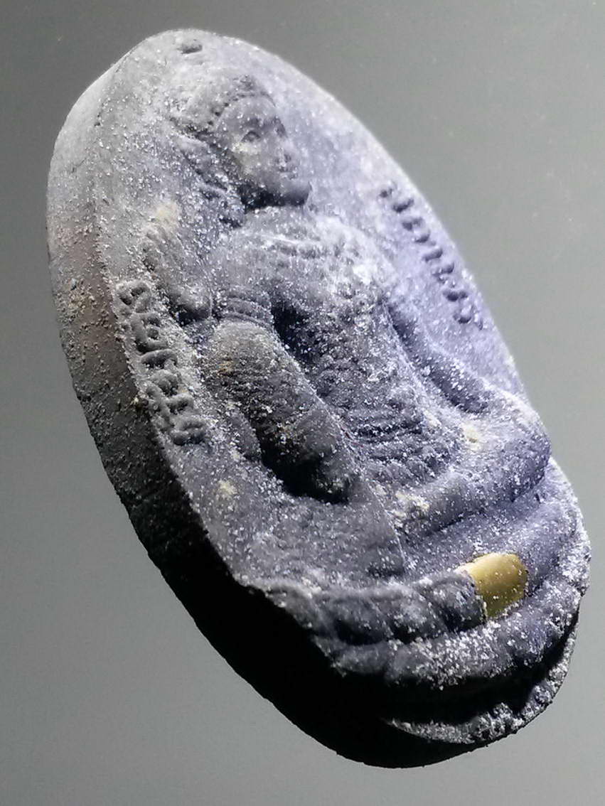 รหัสสินค้า จตุคามรามเทพ 137 พระเทวราชโพธิสัตว์จตุคามรามเทพ - พระพิฆเณศวร เทพเจ้าแห่งโชคลาภ เนื้อผงใบลานฝังตะกรุด รุ่นมั่นคง - สถาพร พร้อมกล่องเดิม