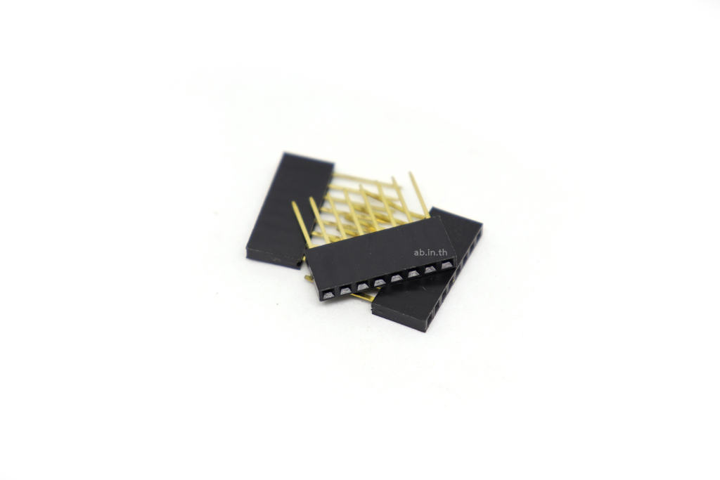1x8 Pin Female Pin Header Connector จำนวน 1 ชิ้น (PC104)