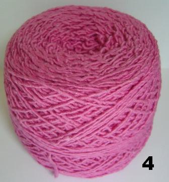 ไหมพรมฝ้ายปั่นมือ สีล้วน Spun