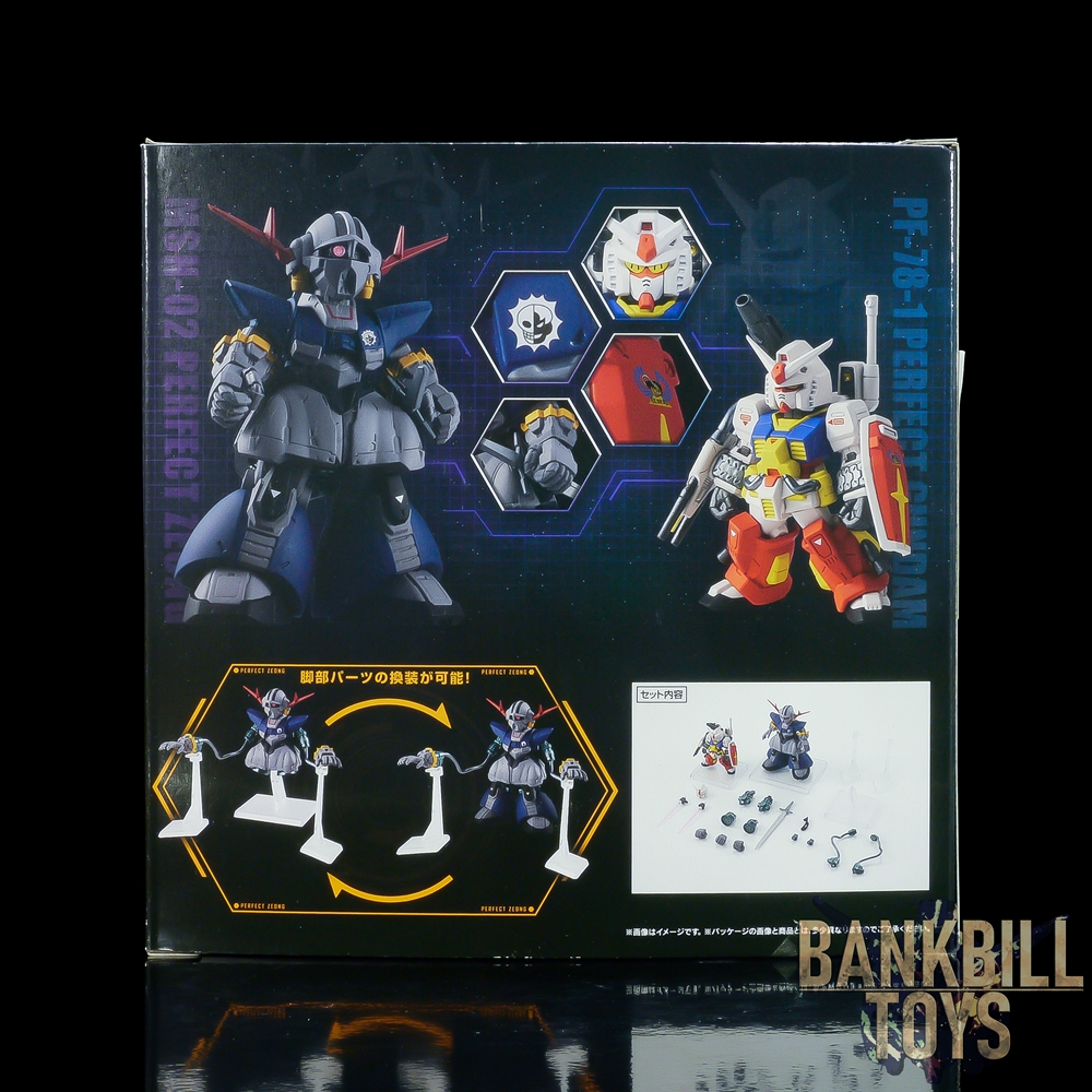 กันดั้ม Bandai Premium Bandai Candy Toy Online Shop Limited FW Gundam Converge: Core PF-78-1 Perfect Gundam & MSN-02 Perfect Zeong Set