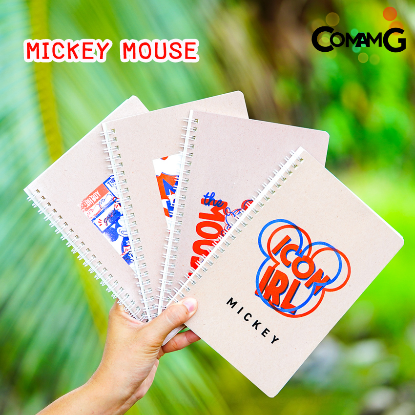 สมุดสันห่วง สมุดโน๊ตริมลวด สมุดบันทึกลายการ์ตูนขนาดA5 ลิขสิทธิ์แท้ พร้อมส่ง