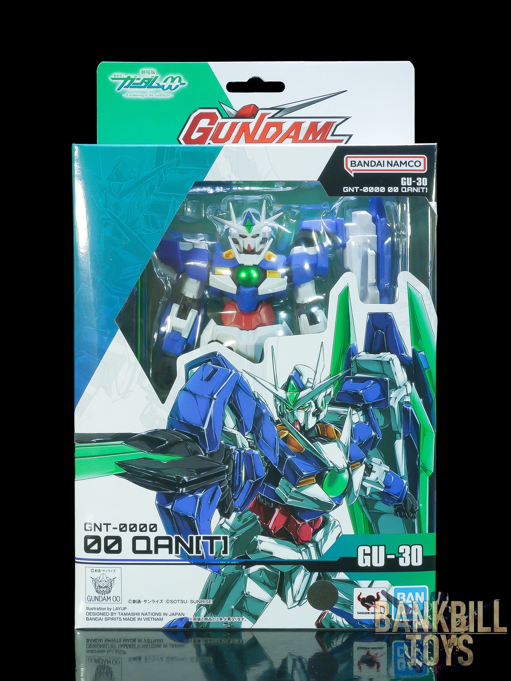 กันดั้ม Bandai Spirits Gundam Universe GU-30 GNT-0000 00 Qan[T]