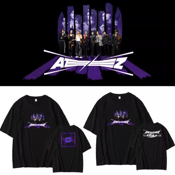 เสื้อยืด ATEEZ : OUTLAW