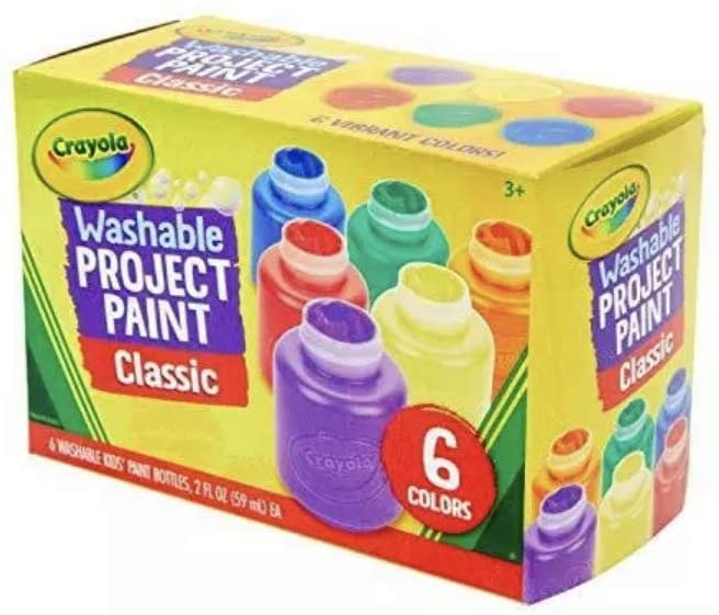 Crayola สีน้ำล้างออกได้ ในขวดพลาสติก 2ออนซ์