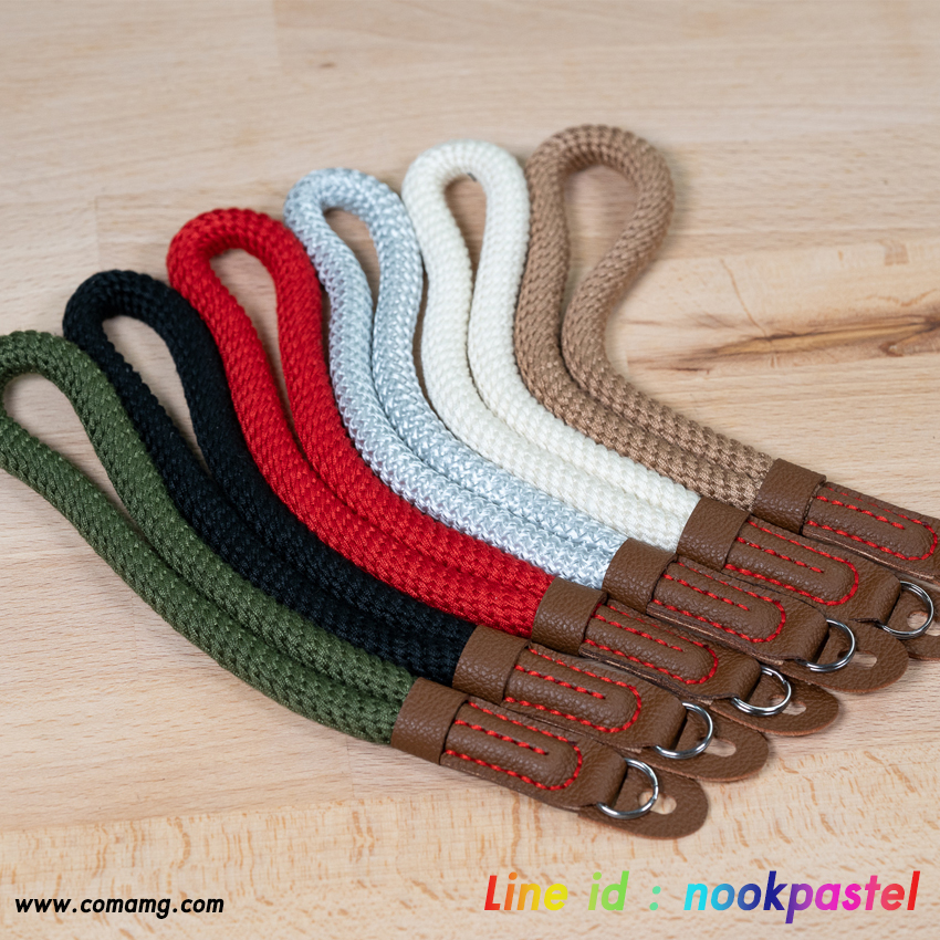 สายคล้องกล้องเชือกCotton แบบคล้องมือ