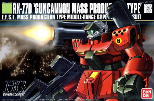 HGUC044 RX-77D Guncannon Mass Production Type