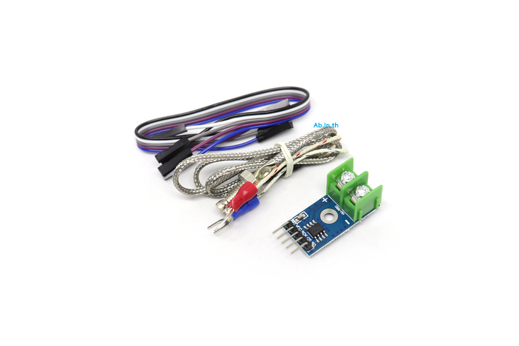 Temperature Sensor Probe with MAX6675 Module พร้อมThermocouple Type K 0-800 C